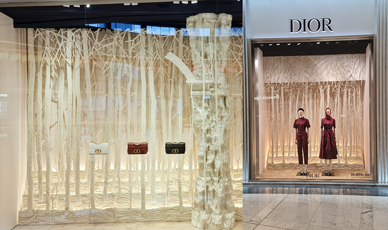 Dubai Mall'daki Dior Mağazası Vitrinlerinde Osa Poliüretan Sistemleri Kullanıldı